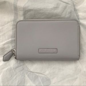 Gray leather Vera Bradley wallet